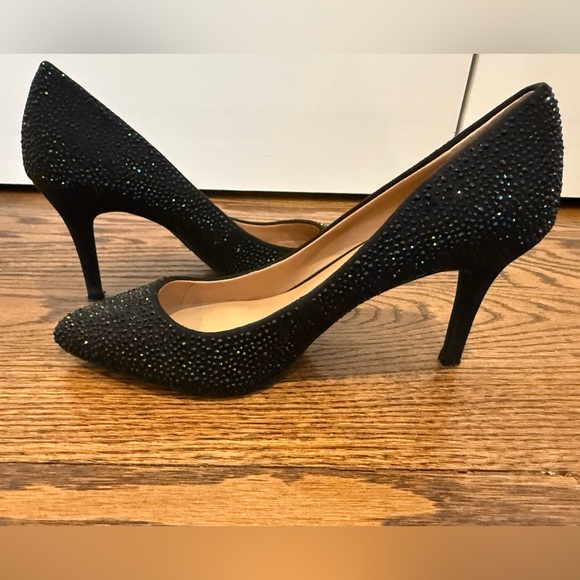 INC Black Rhinestone Heels 👠 - Picture 6 of 10